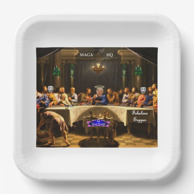 Assiettes En Carton messiah (Recto)