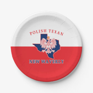 Assiettes En Carton Mew Waverly Polonais Texan