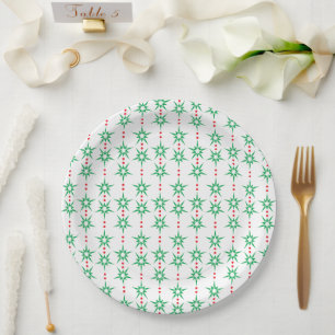 Assiettes En Carton Mid Mod Garland 9" Plaque papier