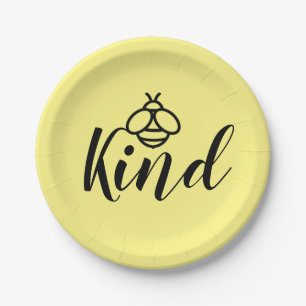 Assiettes En Carton Miel abeille bourdon abeille conception