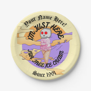 Assiettes En Carton Mikitiez glaces fête favorite Spécialité Mug