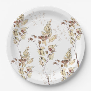 Assiettes En Carton Mikitiez poissons nature amour de soi rose fleur