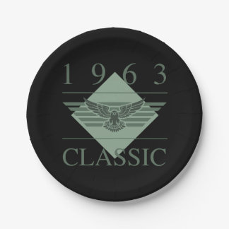 Assiettes En Carton Militaire Né En 1963 60e Anniversaire