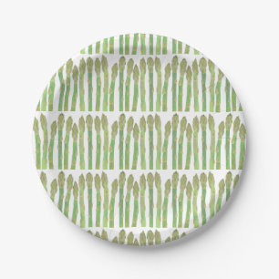 Assiettes En Carton Mini salade d'asperge