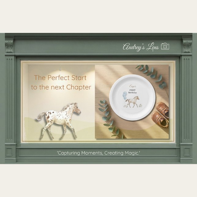 Assiettes En Carton Miniature Horse Birthday Paper Plates (Créateur téléchargé)