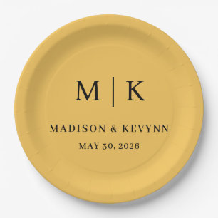 Assiettes En Carton Minimal et chic   Napkins Mariage