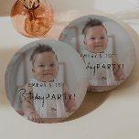 Assiettes En Carton Minimaliste genre Neutre 1er anniversaire Photo<br><div class="desc">Célébrez la journée spéciale de votre petit avec nos plaques minimalistes de papier photo de 1er anniversaire, neutres selon le sexe, conçues pour les enfants de tous âges. Ce produit est parfait pour les anniversaires en toute saison (printemps, été, automne ou hiver) avec un design noir et blanc moderne et...</div>