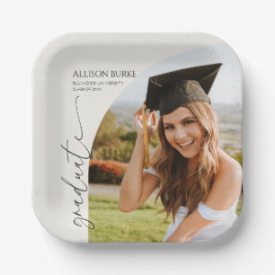 Assiettes En Carton Minimaliste Minimal Photo Arche Graduation