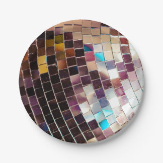 Assiettes En Carton Mirror Disco Ball
