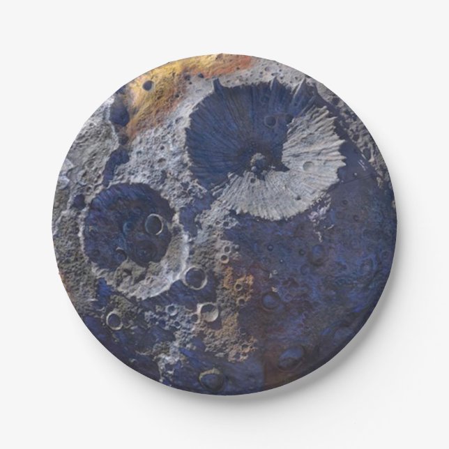 Assiettes En Carton Mission de scoutisme à Astéroïde 16 Psyche (Devant)