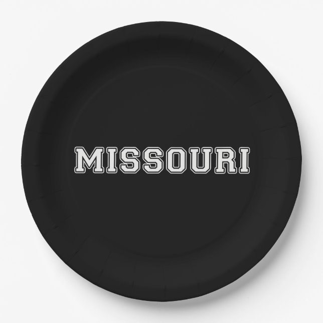 Assiettes En Carton Missouri (Devant)