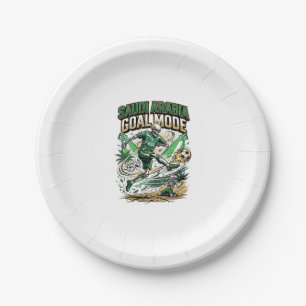 Assiettes En Carton Mode de but de l'Arabie saoudite Skeleton Striker