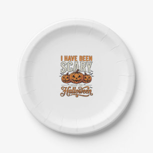 Assiettes En Carton Modèle de chemise vintage citrouille Halloween eff