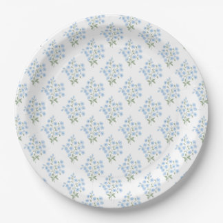Assiettes En Carton Modèle de pays anglais avec fleurs de parfumerie