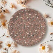 Modèle floral de Boho Whimsical Automne Maison Réc