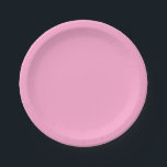 Assiettes En Carton Modèle rose moderne Créez votre propre fête person<br><div class="desc">Modèle rose moderne Créez votre propre partie Plaques de papier personnalisées</div>