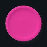 Assiettes En Carton Modèle rose moderne Créez votre propre fête person<br><div class="desc">Modèle rose moderne Créez votre propre partie Plaques de papier personnalisées</div>