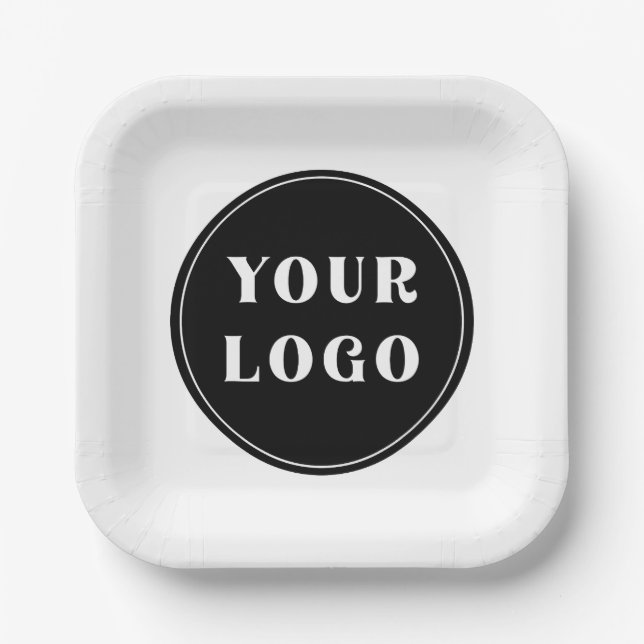 Assiettes En Carton Moderne, élégant, élégant et personnalisable (Recto)