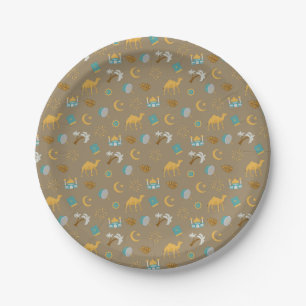 Assiettes En Carton Moderne Ramadan Eid Mubarak Joyeux Eid