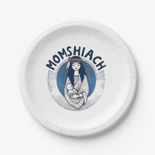 Assiettes En Carton Momhiach Juif Hanoukka 2025 Maman Juif