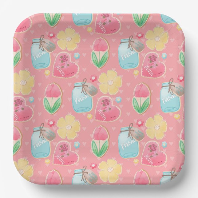 Assiettes en carton Mommy (Recto)