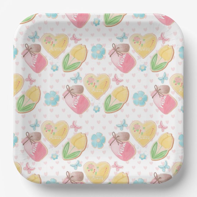 Assiettes en carton Mommy (Recto)