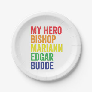 Assiettes En Carton Mon héros Mgr Mariann Edgar Budde Trans LGBT