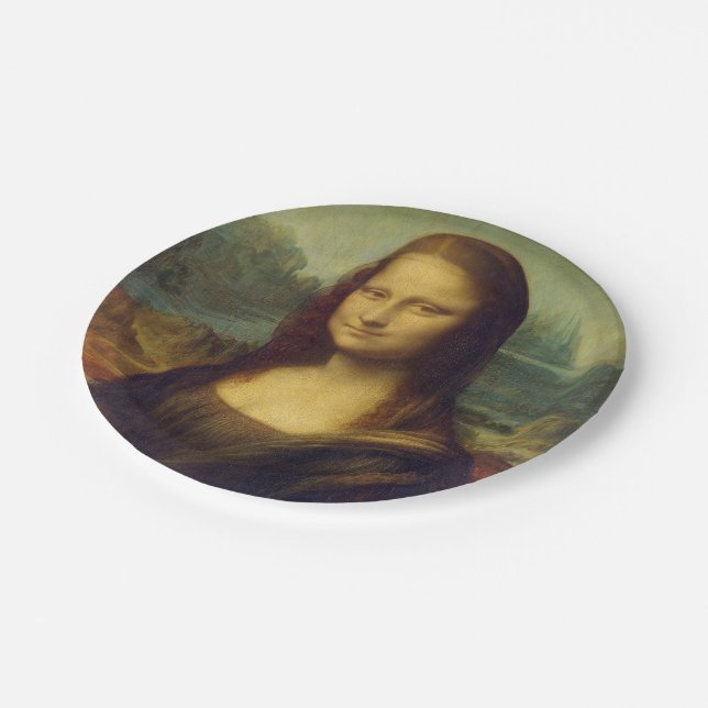 Assiettes En Carton Mona Lisa (Angle)