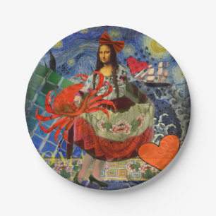 Assiettes En Carton Mona Lisa Fun Zodiaque Fantaisiste