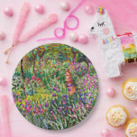 Assiettes En Carton Monet - Le jardin d'Iris sur les plaques de papier<br><div class="desc">Claude Monet de la célèbre peinture,  The Iris Garden à Giverny.</div>