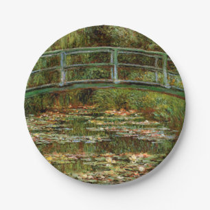 Assiettes En Carton Monet Pont Japonais de Giverny