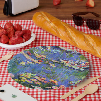 Assiettes En Carton Monet - Water Lilies, 1916,