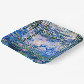 Assiettes En Carton Monet's Water Lilies Mix and Match