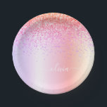 Assiettes En Carton Monogramme Pailleté Rose Gold Arc-en-Ciel Pastel V<br><div class="desc">Assiettes de fête à monogramme et initiale ombré arc-en-ciel pastel - Violet, Or, Rose Blush Faux Feuille Métalisé Pailleté Brillant Métal Brossé. C'est le cadeau parfait pour un anniversaire sweet 16, un mariage, une douche de mariée, un anniversaire de mariage, une baby shower ou une soirée d'enterrement de vie de...</div>
