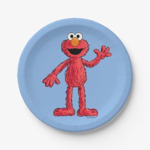 Assiettes En Carton Monster à la fin de cette histoire Cutie Elmo