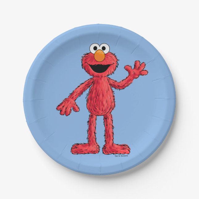 Assiettes En Carton Monster à la fin de cette histoire | Cutie Elmo (Devant)