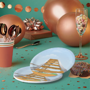 Assiettes En Carton Montagne russe