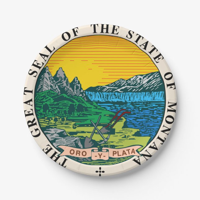 Assiettes En Carton Montana (Devant)