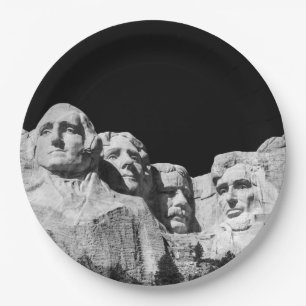 Assiettes En Carton Monument national du Mont Rushmore Dakota du Sud