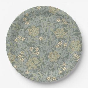 Assiettes En Carton Morris Vigne & Jasmin Jardin Fleur Classique