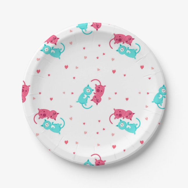 Assiettes En Carton Motif (Devant)