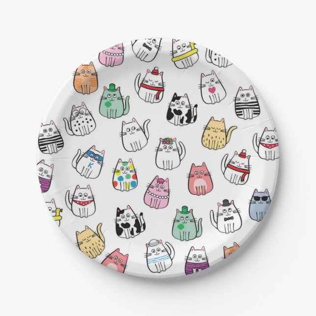 Assiettes En Carton Motif (Devant)