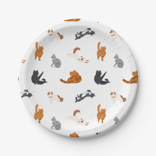 Assiettes En Carton Motif (Devant)
