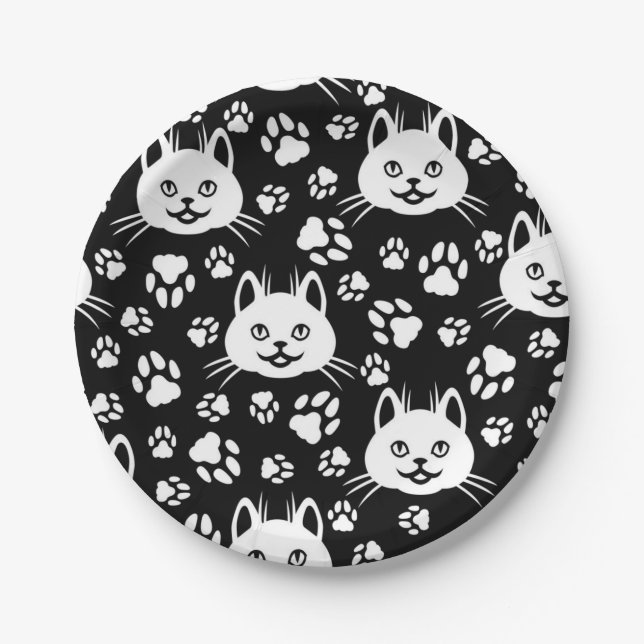 Assiettes En Carton Motif (Devant)