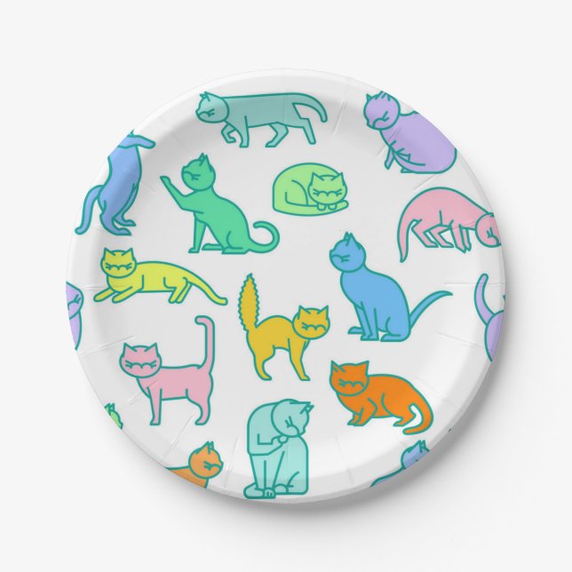 Assiettes En Carton Motif (Devant)