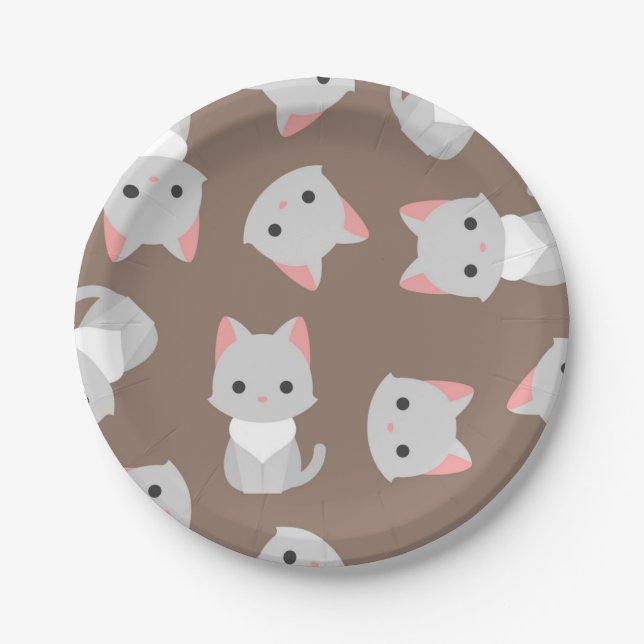 Assiettes En Carton Motif (Devant)