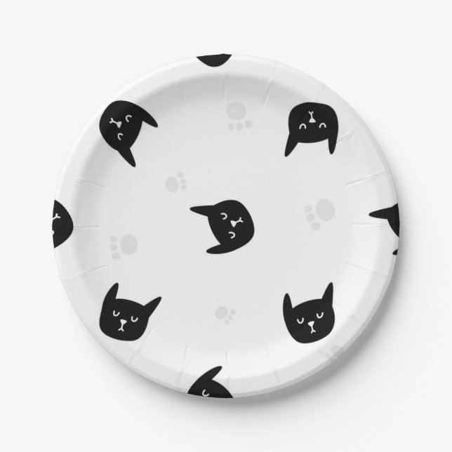 Assiettes En Carton Motif (Devant)
