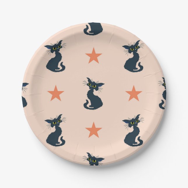 Assiettes En Carton Motif (Devant)