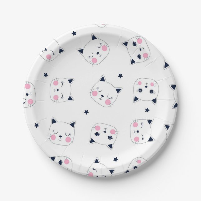 Assiettes En Carton Motif (Devant)