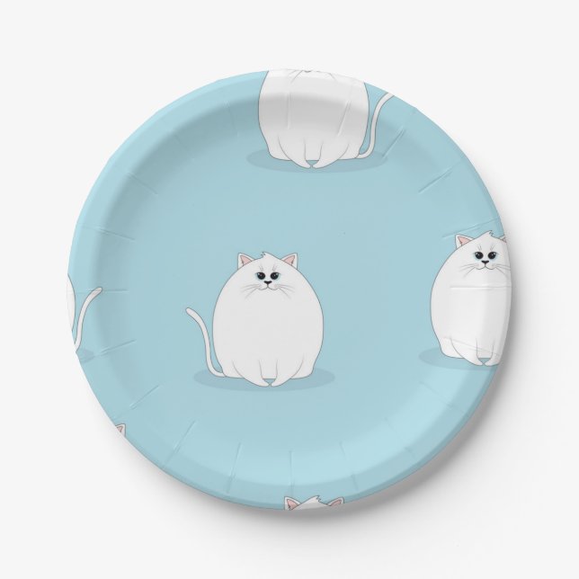 Assiettes En Carton Motif (Devant)